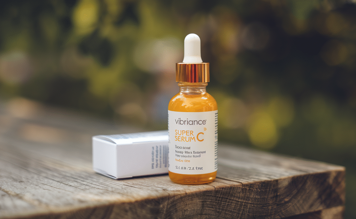 Vibriance Super C Serum for Mature Skin - All-in-One Vitamin Formula Hydrates, Firms, Lifts, Smooths, Targets Age Spots, Wrinkles, 1 fl oz