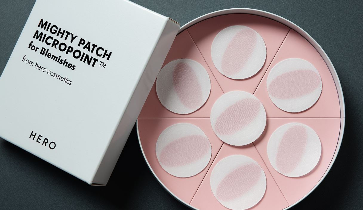 Mighty Patch Micropoint™ for Blemishes from Hero Cosmetics – Hydrocolloid Acne Spot Treatment Patch for Early Stage Zits and Hidden Pimples, 395 Micropoints (8 Patches)