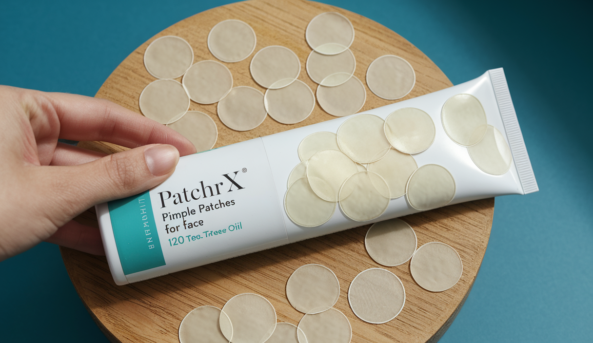 PatchRx Pimple Patches for Face (120 Patches), Hydrocolloid Acne Patches with Tea Tree Oil, Pimple Patch Pimple Stickers – Hydrocolloid Patch Acne Dots – Acne Pimple Patches For Face – Zit Patches