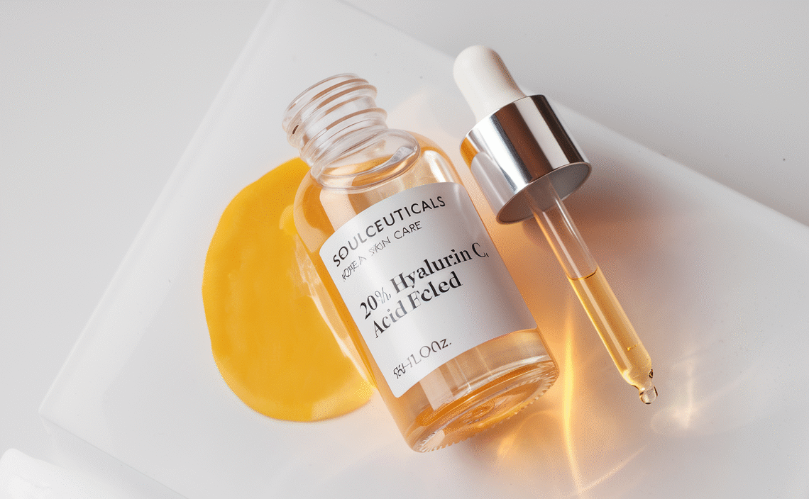 SeoulCeuticals Korean Skin Care 20% Vitamin C Hyaluronic Acid Serum + CE Ferulic Acid – Potent Anti Aging, Anti Wrinkle Korean Beauty 1oz