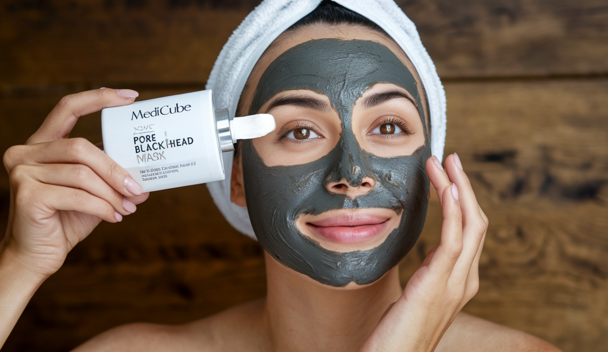 Medicube Zero Pore Blackhead Mud Facial Mask – Skin Cooling & Pore Tightening – 3 Minute Quick Dry Formula with AHA, BHA, PHA, and Pore-Purifying Clay – Korean Mud Mask 3.52 oz