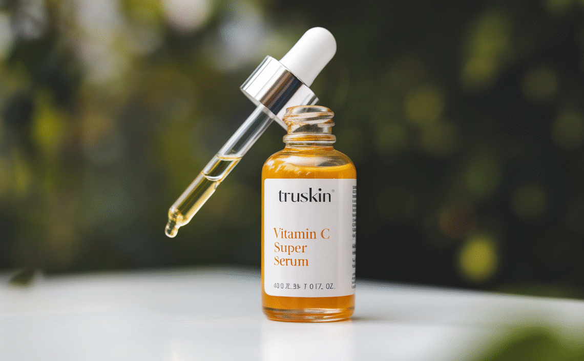 TruSkin Vitamin C Super Serum – Niacinamide, Retinol, Hyaluronic & Salicylic Acid – All-in-One Anti Aging Serum for Face – Improve Appearance of Dark Spots, Firmness for Brighter Looking Skin, 2 Fl Oz