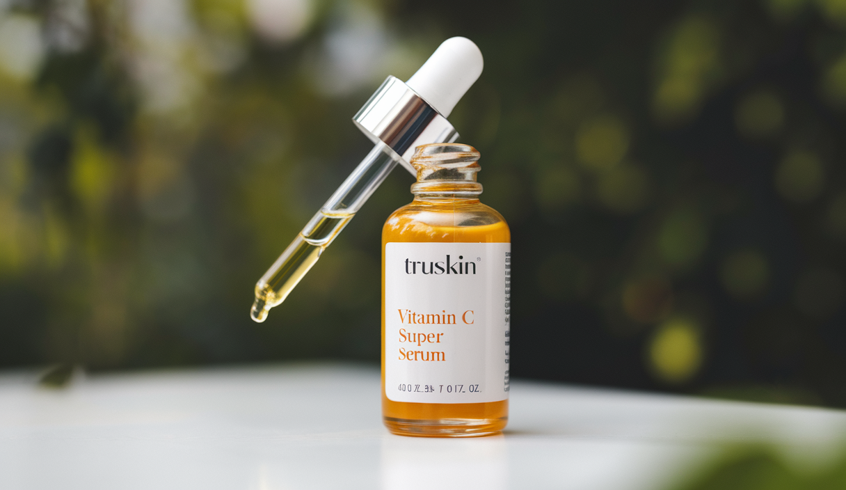 TruSkin Vitamin C Super Serum – Niacinamide, Retinol, Hyaluronic & Salicylic Acid – All-in-One Anti Aging Serum for Face – Improve Appearance of Dark Spots, Firmness for Brighter Looking Skin, 2 Fl Oz