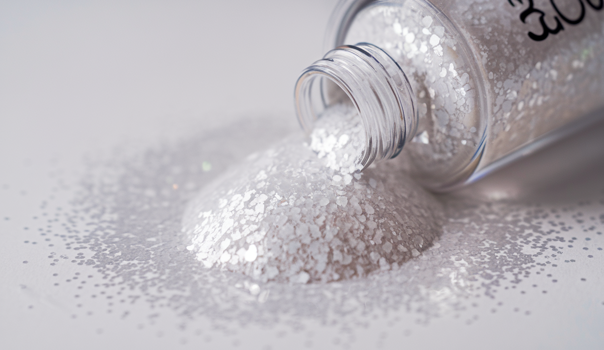MEICOLY Clear White Body Glitter,Mardi Gras Face Glitter Makeup for Kids Women,Face Glitter for Running,Sparkly Chunky Hair Glitter,Singer Concert Festival Rave Accessories,Mermaid Glitter Face Paint