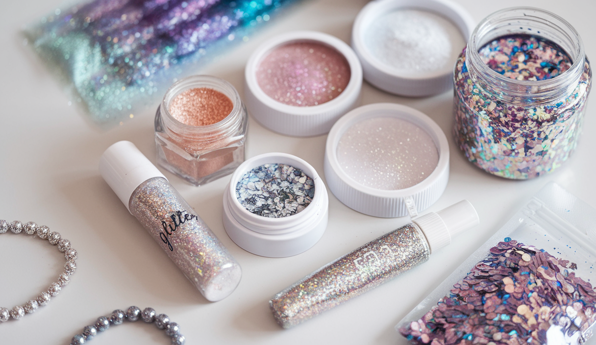 Teenitor Body Glitter, Face Glitter, White Glitter, 80g/2.8oz Face Body Glitter, Hair Glitter Gel, Rave Glitter, Mermaid Makeup Glitters for Kids