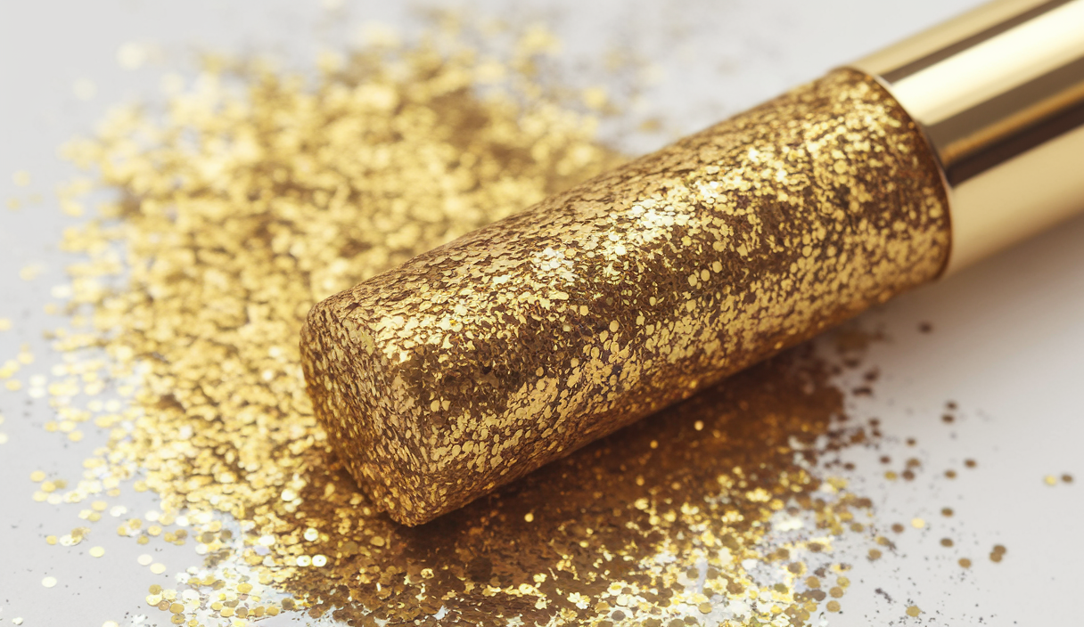 MEICOLY Gold Face Body Glitter Stick,Music Festival Accessories Outfits for Women,Hair Glitter Makeup,Mermaid Chunky Glitter Face Paint,Waterproof Sparkle Face Glitter for Country Concert