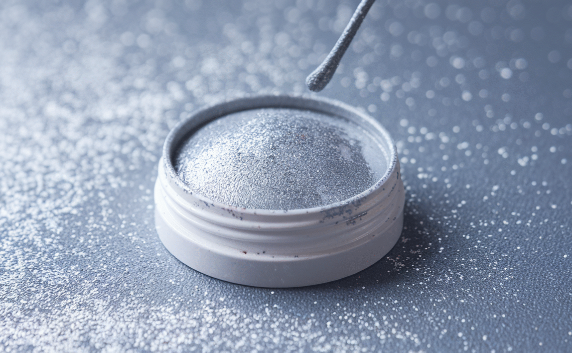 Etercycle Body Glitter Spray, Silver Hair Glitter Extra Fine Face Shimmer Powder, Long-Lasting and Quick-Drying Body Glitter Sparkly Glitter Gifts for Rave Clothes Nail Art Easter Halloween Crafts