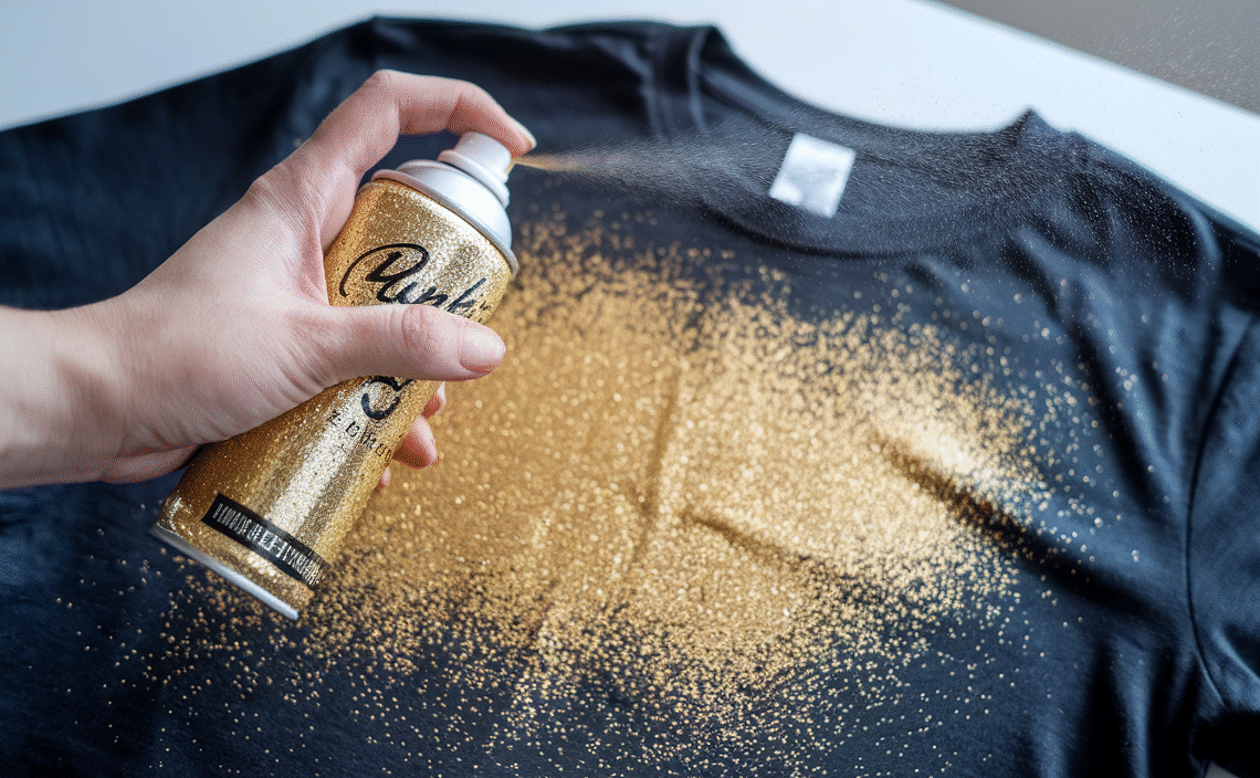 Punky Temporary Hair and Body Glitter Spray, Gold – Lightweight Shimmery Glow for Hair, Skin, and Clothes, Easy-to-Use Sparkly Glitter Hairspray, 3.5 oz