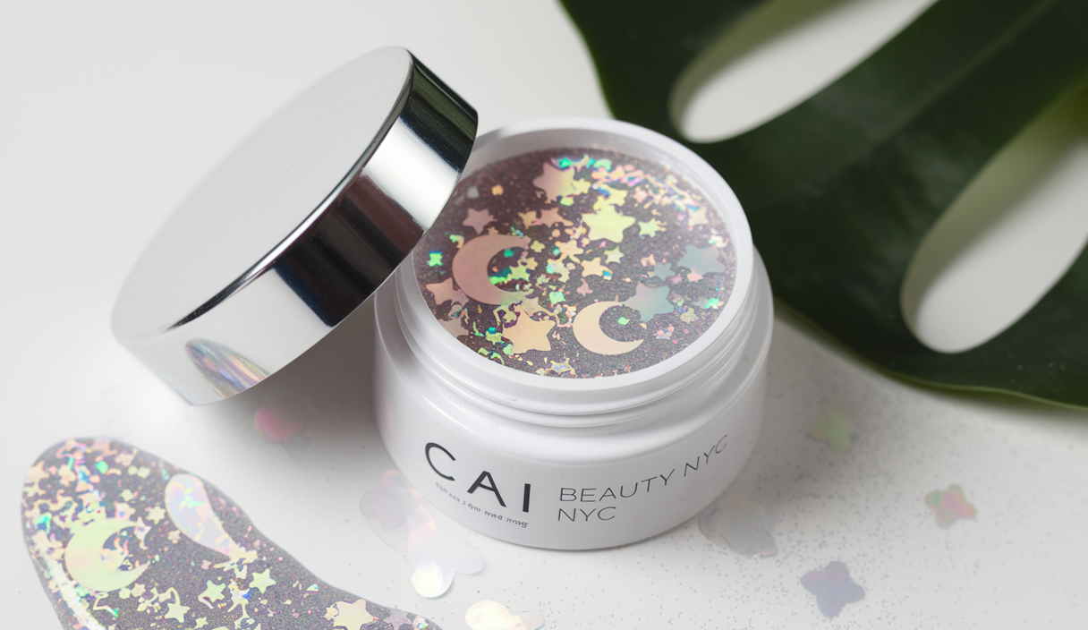 Hair Glitter Gel – Body Glitter for Kids and Women – Iridescent Holograph Cosmetic-Grade Gel w/Moon & Stars for Hair, Body & Face, Applies Smoothly w/o Glue & Washes Off Easily, 3 Oz – Silver 1Pack