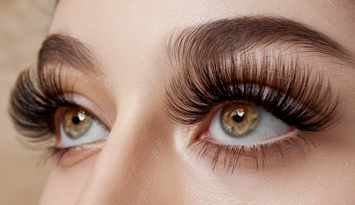Yawamica Fluffy Lash Clusters Thick 200D Volume Eyelash Clusters 14-20mm Wispy Individual Lashes D Curly Cluster Eyelash Extensions 240pcs DIY Lash Extension for Beginners
