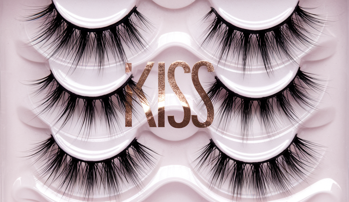 KISS So Wispy, False Eyelashes, ‘Style #11’, 12 mm, Includes 5 Pairs Of Lashes, Contact Lens Friendly, Easy to Apply, Reusable Strip Lashes, Glue On, Mulitpack