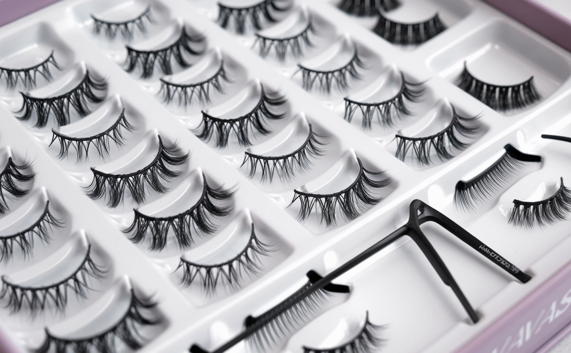 FADLASH DIY Lash Clusters Individual Eyeslash Extensions 40D Volume Eyelash Clusters Soft Band Wispy Natural Eyelash Extension Large Tray (40D-0.07-D, 8-16mm)