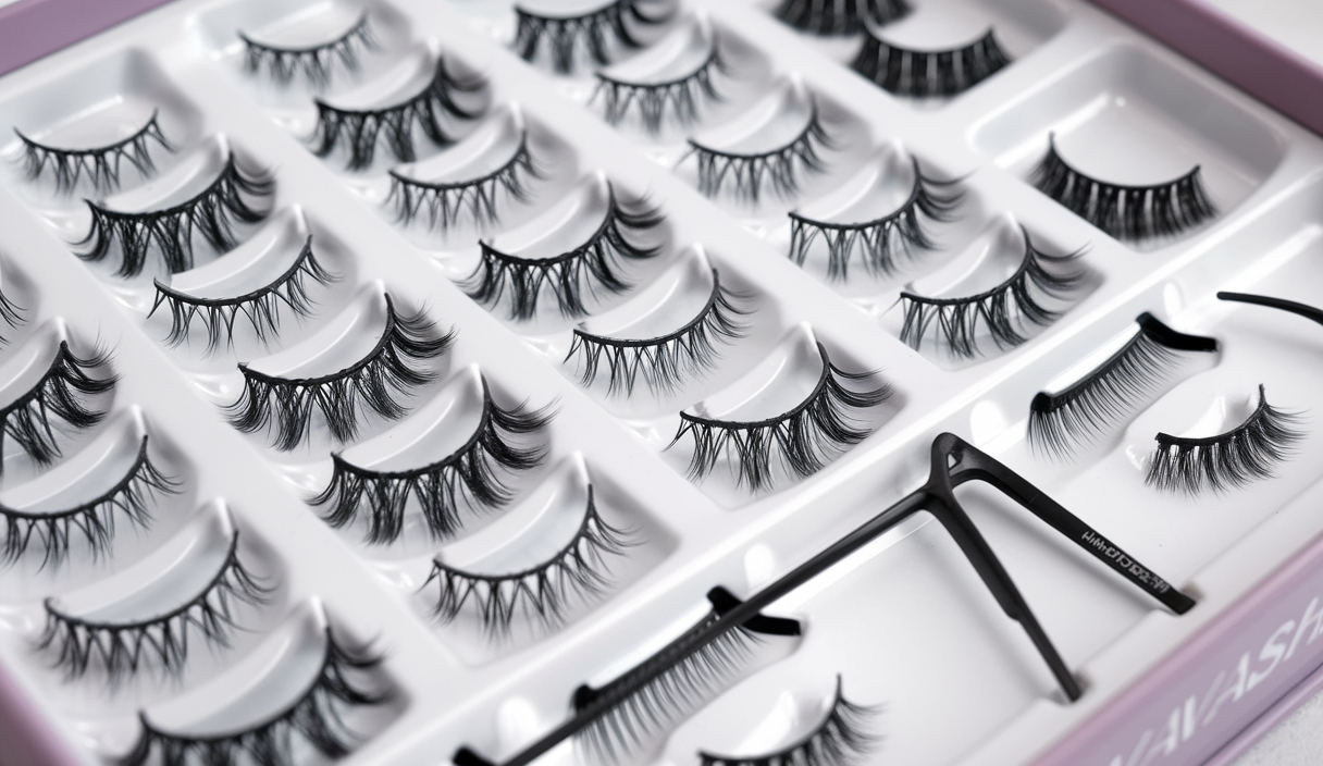FADLASH DIY Lash Clusters Individual Eyeslash Extensions 40D Volume Eyelash Clusters Soft Band Wispy Natural Eyelash Extension Large Tray (40D-0.07-D, 8-16mm)
