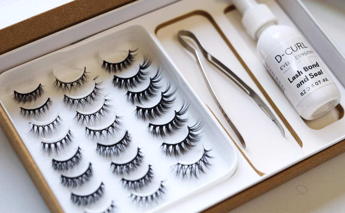 GEMERRY Lash Extension Kit Thick Lash Clusters Kit Fluffy Eyelash Clusters D Curl Eyelash Extension Kit With Lash Bond and Seal, Lash Tweezers, DIY Lash Extension Kit(80P-10-18mm)