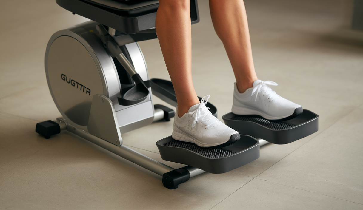 GUGTTR Under Desk Elliptical Machine, Ellipse Leg Exerciser for Seniors Fully Assembled, Quiet & Portable Electric Seated Pedal Exerciser with Remote Control & 12 Adjustable Speeds