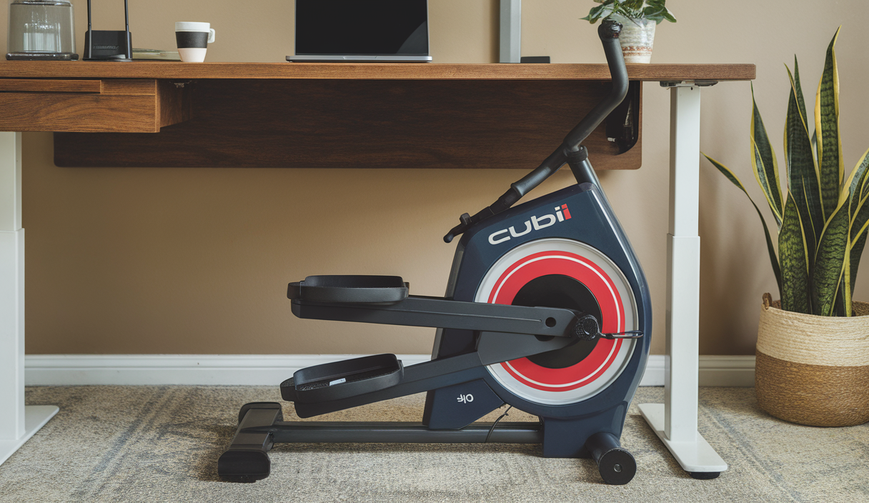 Under Desk Elliptical Machine, Electric Seated Pedal Exerciser, Mini Ellipse Leg Exerciser with Remoter, 12 Level Speeds, Forward & Reverse Direction, Manual & Auto Mode for Home Office