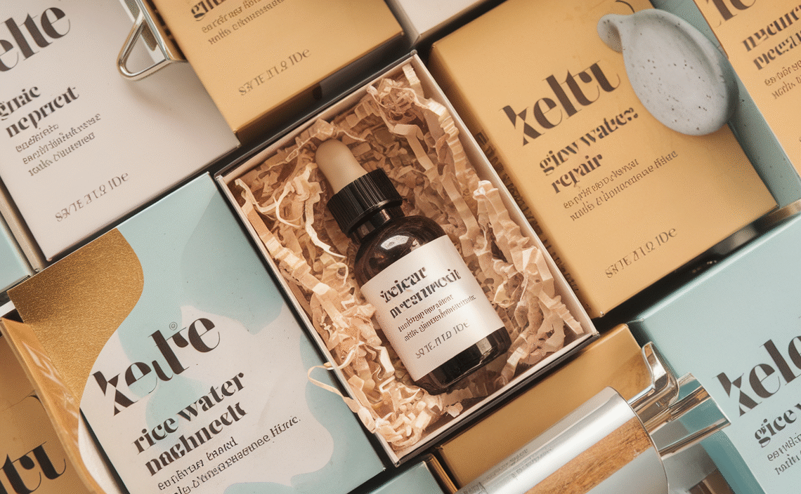 Skin Care Set,Women Teen Glass Skincare Rice Water Hydrate Glow Repair Anti-Aging Facial Routine Kit Gift Set for Womens Mom Wife Teenager Girl Birthday Trendy Stuff Christmas Gifts Stocking Stuffers