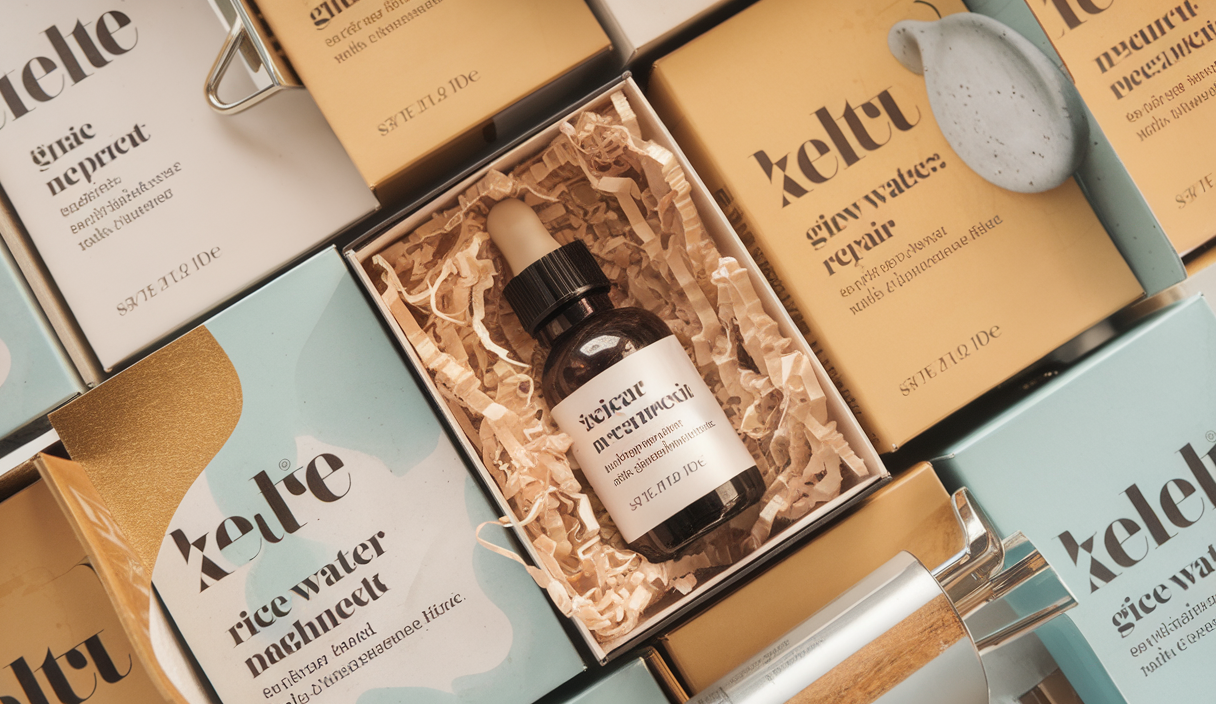 Skin Care Set,Women Teen Glass Skincare Rice Water Hydrate Glow Repair Anti-Aging Facial Routine Kit Gift Set for Womens Mom Wife Teenager Girl Birthday Trendy Stuff Christmas Gifts Stocking Stuffers