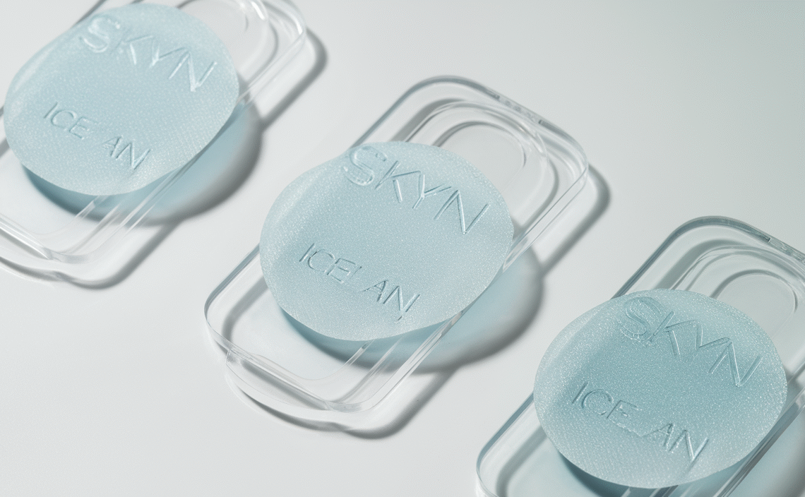 skyn ICELAND Dissolving Microneedle Under Eye Patches with 39% Hyaluronic Acid & Peptides No-Slip Eye Masks for Firming Wrinkles & Fine Lines, 3 Pairs