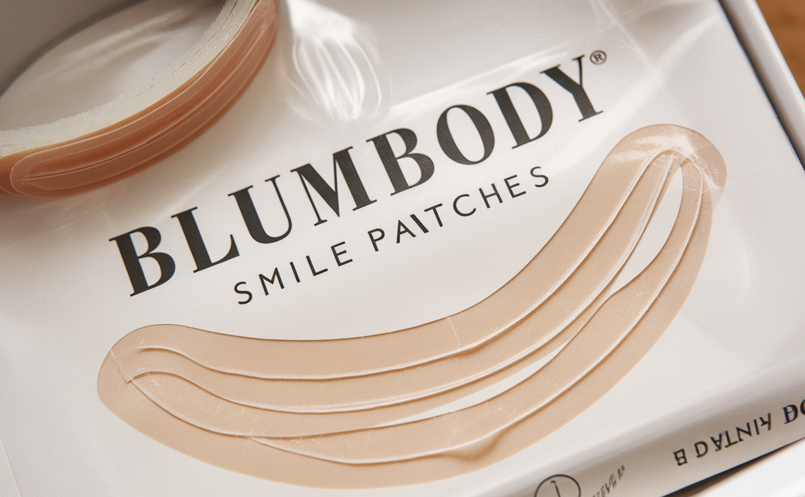 BLUMBODY Smile Line Patches – Face Wrinkle Patches for Fine Lines Around Mouth, between Eyes – Non-Silicone Anti-Wrinkle Facial Tape – Comfortable Overnight Use (90-Day Supply)
